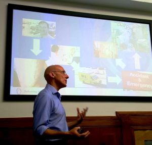 Dr Tony Whitehouse, Consultant in Critical Care and Anaesthesia, delivers a presentation on treating sepsis in NHS hospitals.